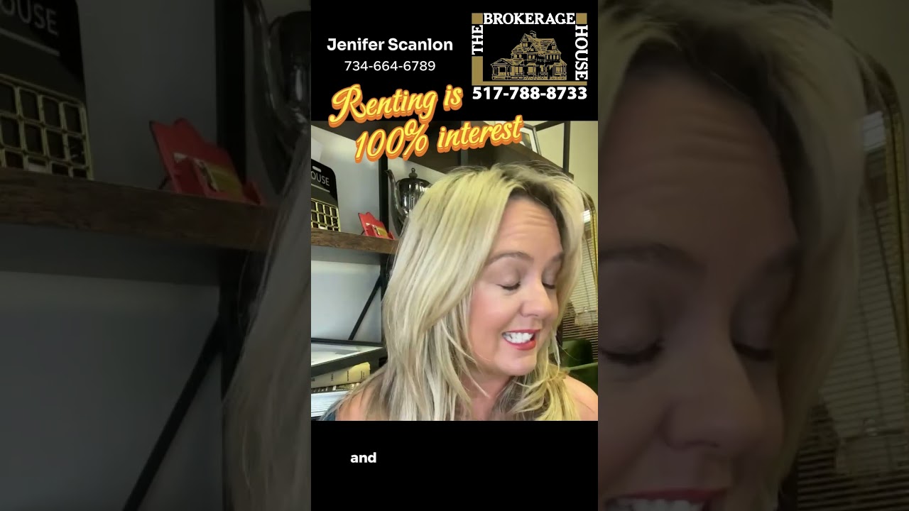 Rent or Buy? Is Rent really like paying 100% interest? Jenifer Scanlon, The Brokerage House