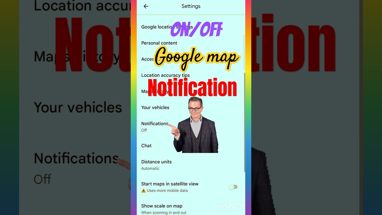 ON/OFF google map notification? #shortsfeed #shorts #trending