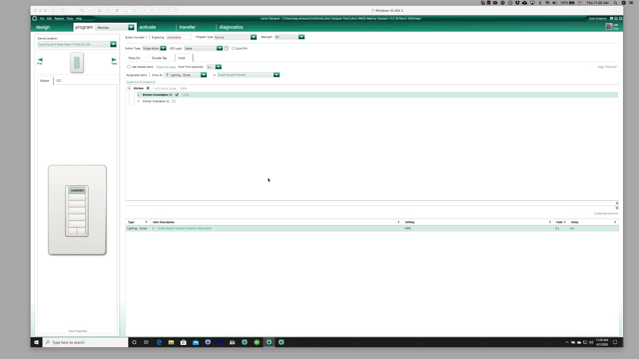 Webinar  Parte II - Lutron HWQS Diseño y Overview del Sistema