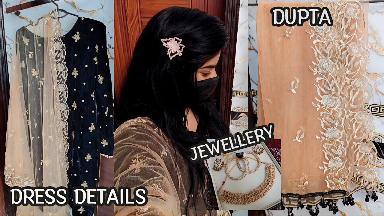 Black Party Wear Velvet Outfit Details -By Nayab Gulshan!!
