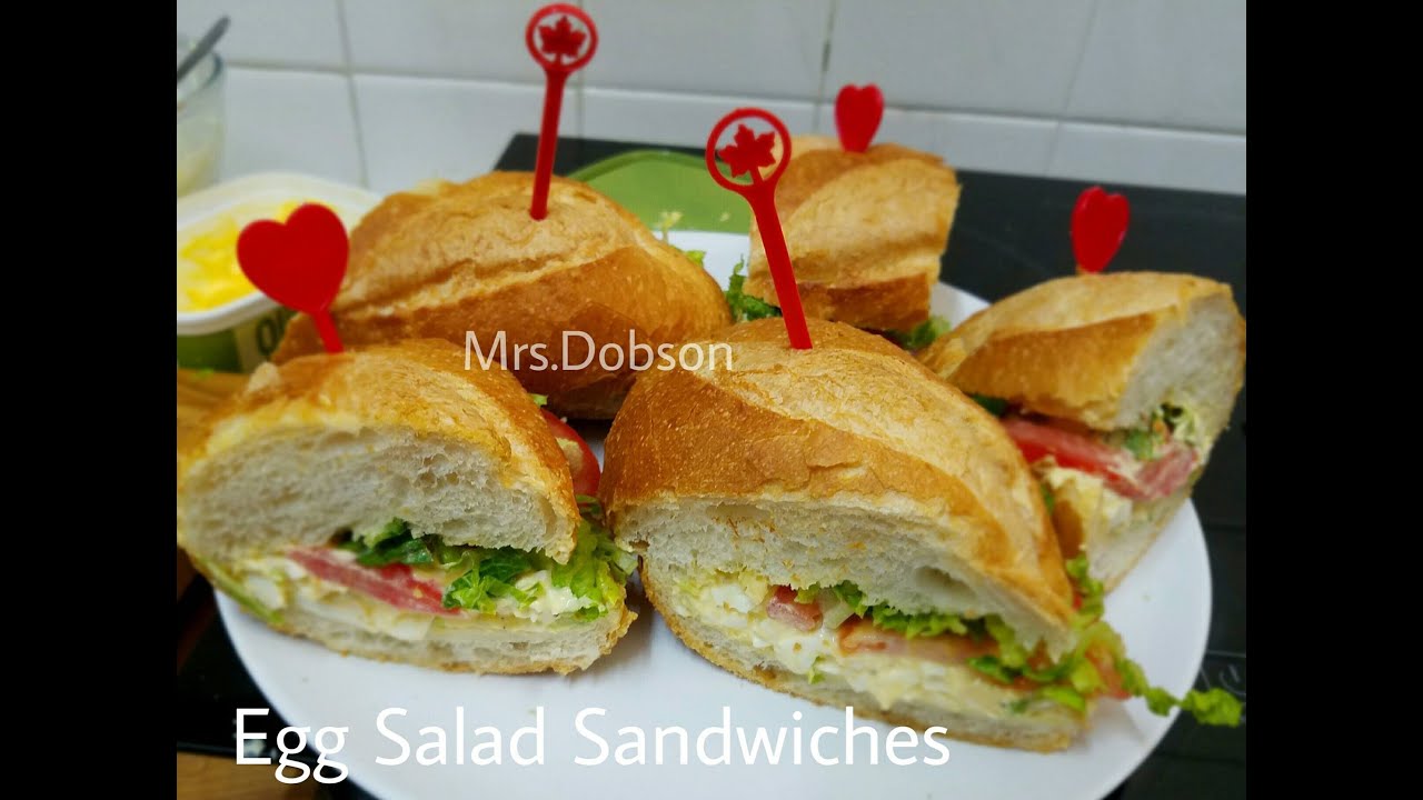 Egg Salad Sandwiches. /Resep Telur sandwich