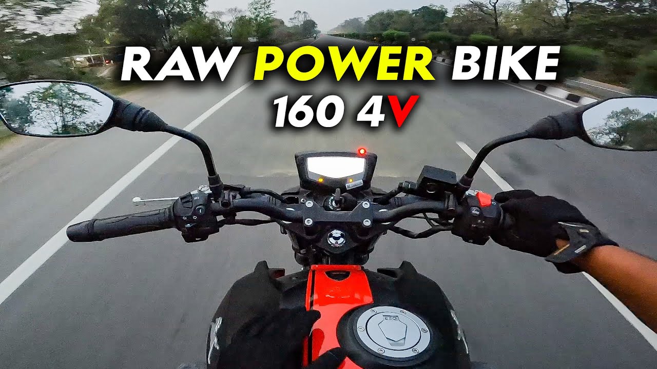 Finally TVS APACHE RTR 160 4V Ride Review - Raw Power in BS6 Bike?