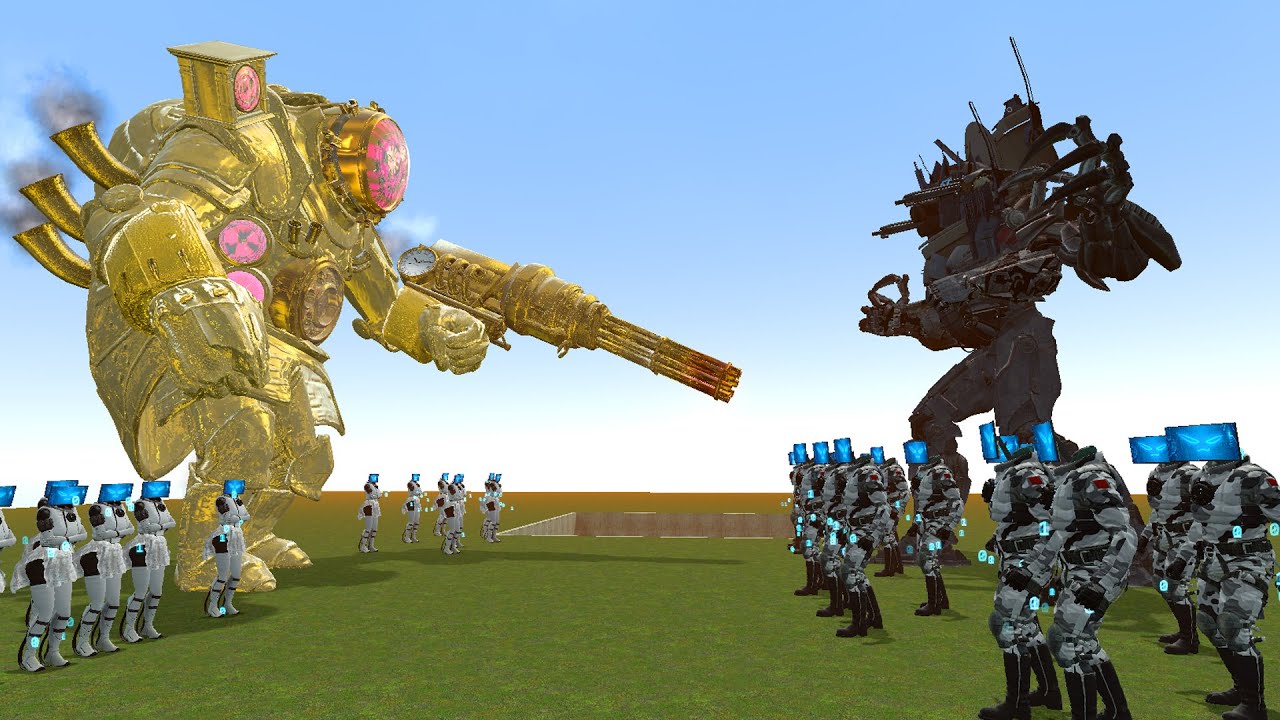 NEW DEVELOPMENT OF ALL TITAN MAN DRILLING MACHINE! SKIBIDI TOILET In Garrys Mod
