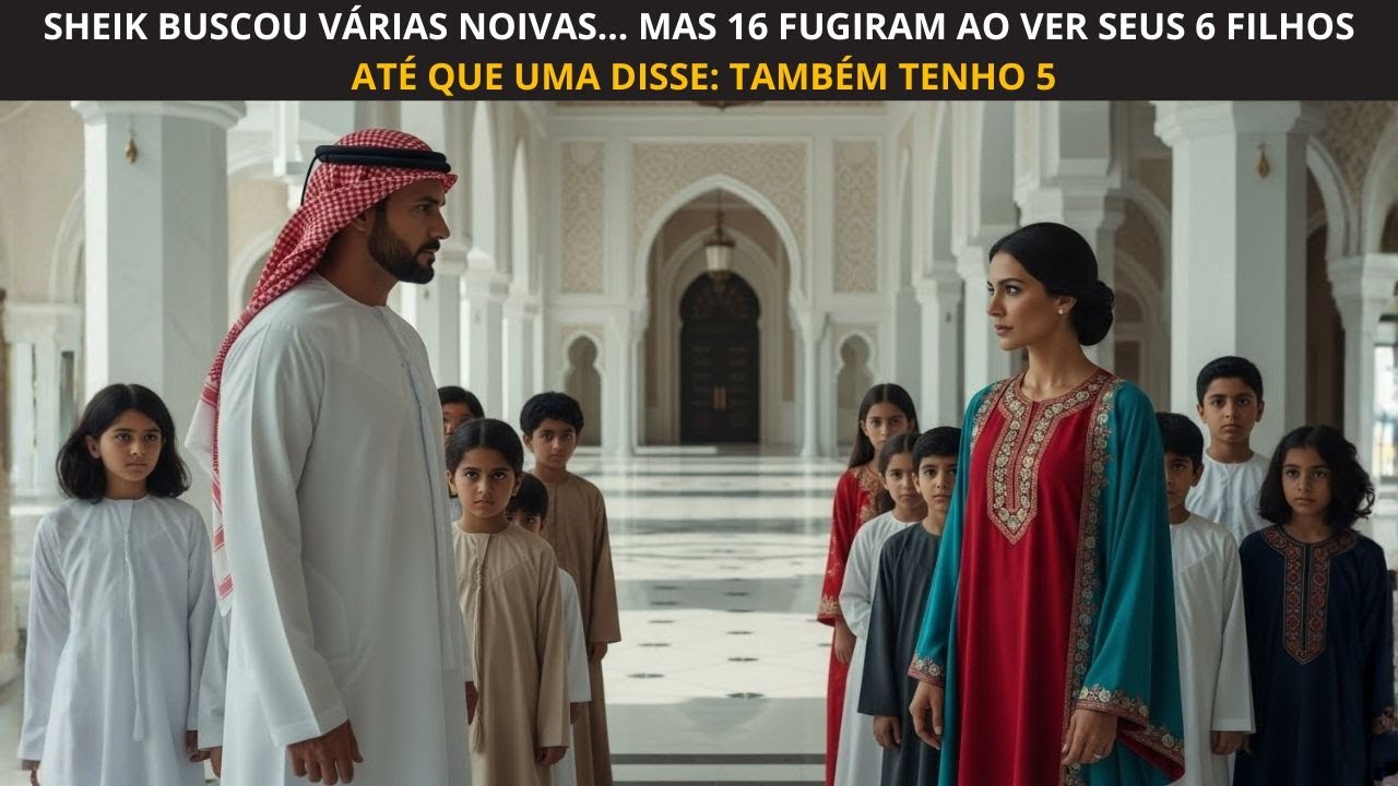 Xeique Buscou Várias Noivas… Mas 16 Fugiram Ao Ver Seus 6 Filhos— Até Que Uma Disse: Também Tenho 5