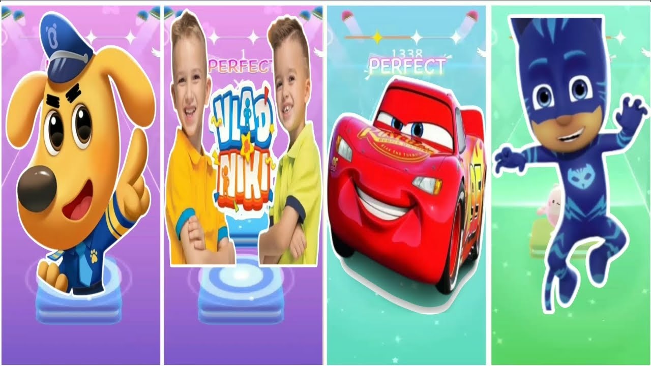 Sherif labrador vs Vlad and Niki vs McQueen vs Catboy