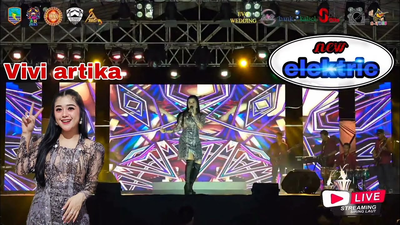 Kisinan - Vivi artika - new elektric (live in siring laut Kotabaru)