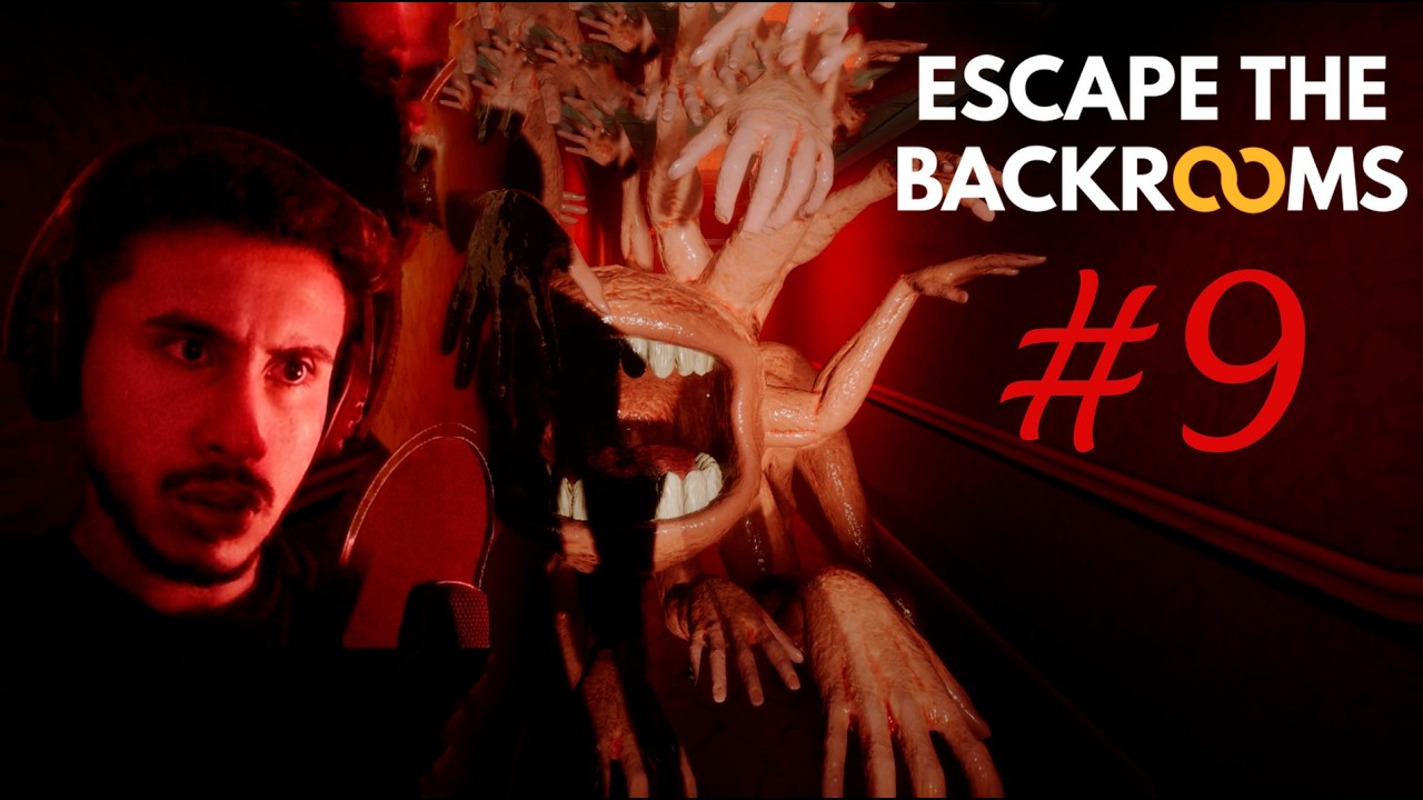 ¡Una cosa deforme nos persigue en los Backrooms! | parte 9 MUY CERCA DEL FINAL