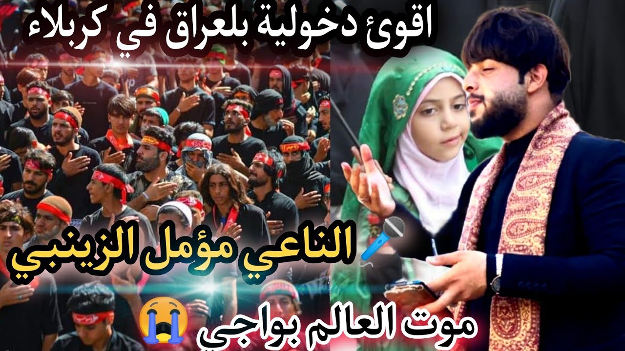 الناعي مؤمل الزينبي || دخولية كربلاء || موكب اهالي السماوه الموحد الكبير|| #شبيه_سيد_فاقد_الموسوي