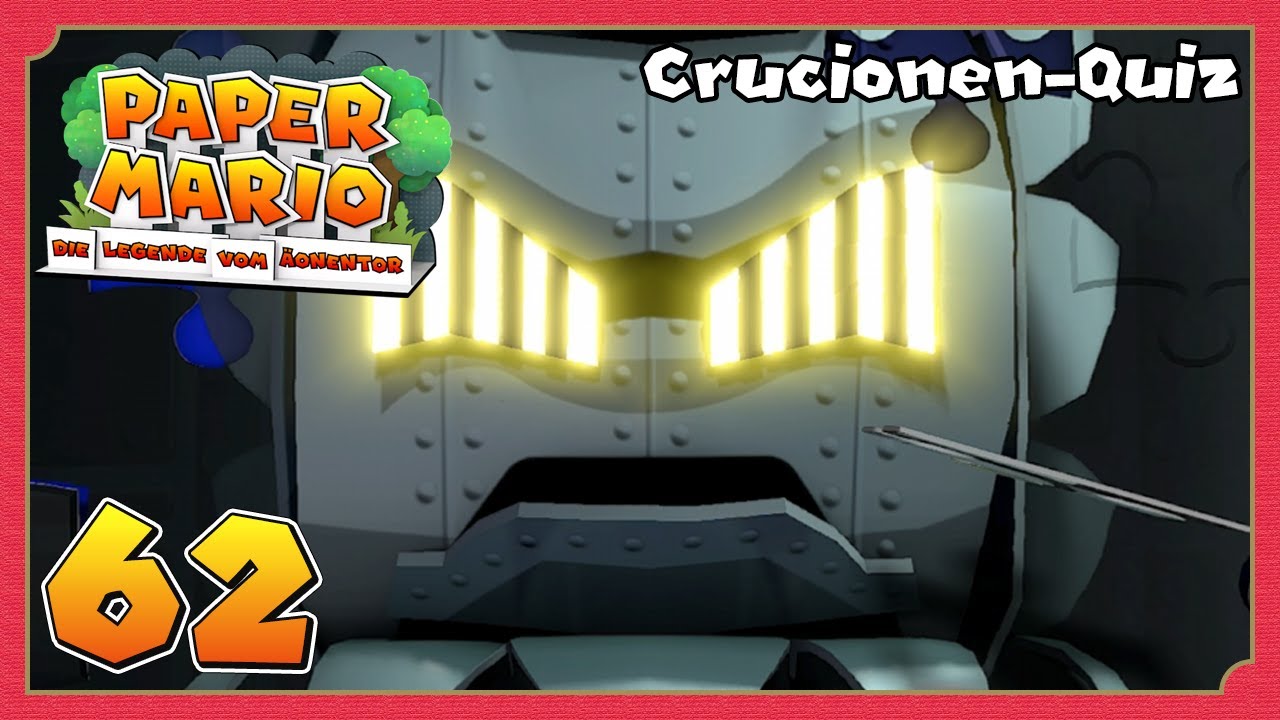 Das GROẞE CRUCIONEN-QUIZ! ⭐​ #62 PAPER MARIO: DIE LEGENDE VOM &Auml;ONENTOR