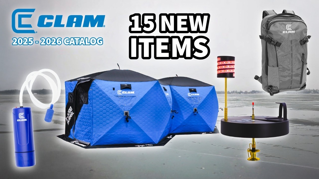 Clam's 2025/2026 Ice Fishing Gear Lineup LAUNCHED!