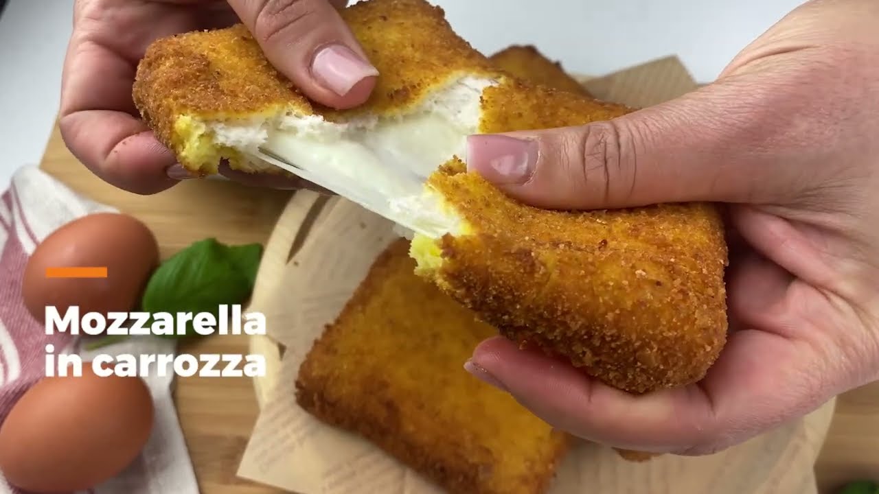 Mozzarella in carrozza CROCCANTE e FILANTE: irresistibile BONT&Aacute; fatta in casa!