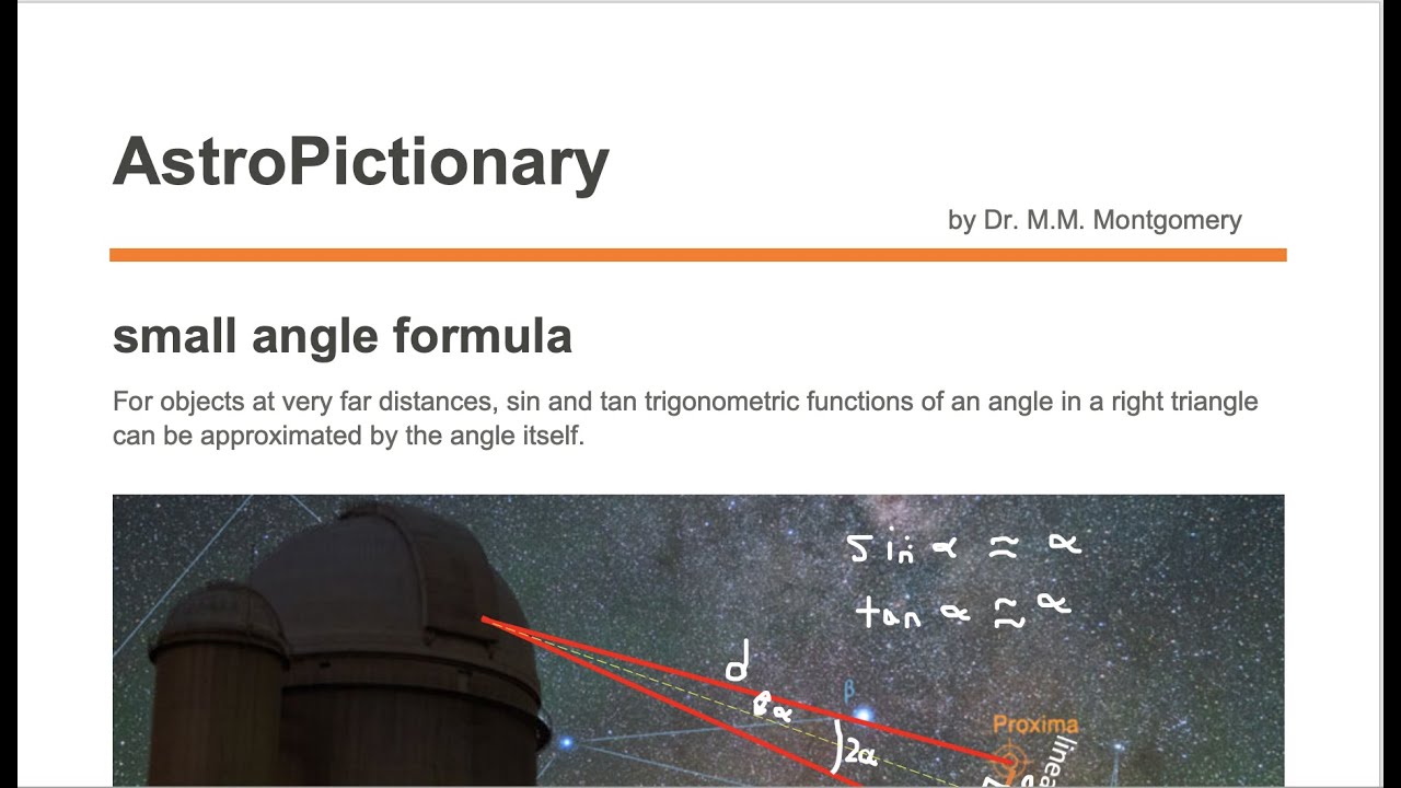 small angle formula