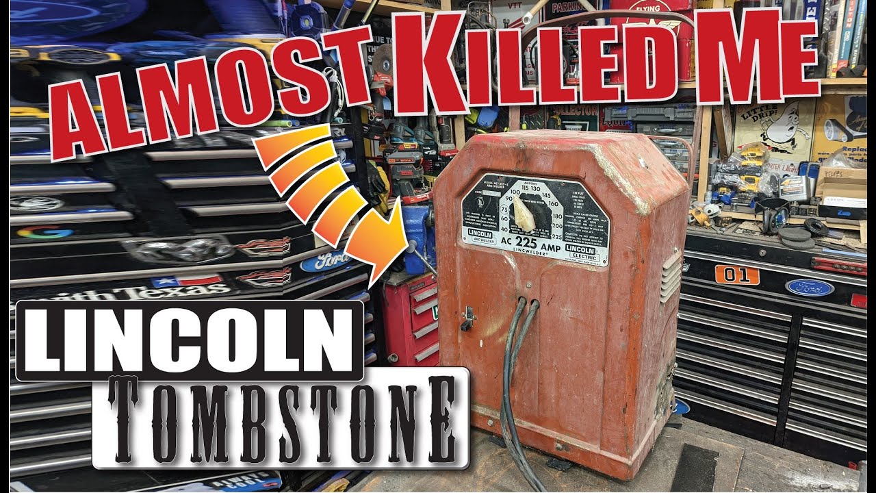 Vintage Welder Fixed & Restored LINCOLN TOMBSTONE 225 AC buzz box