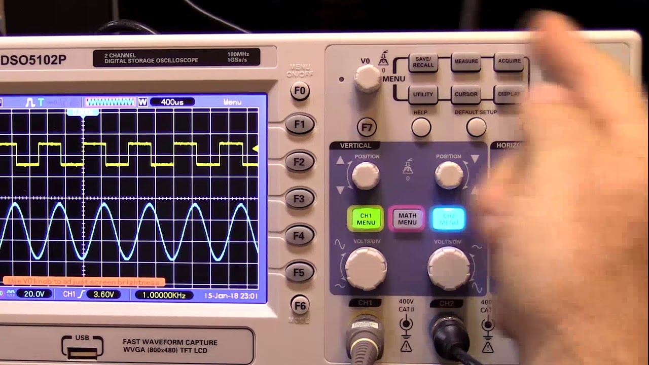 Hantek DSO-5102P Digital Storaqe Oscilloscope Over-view