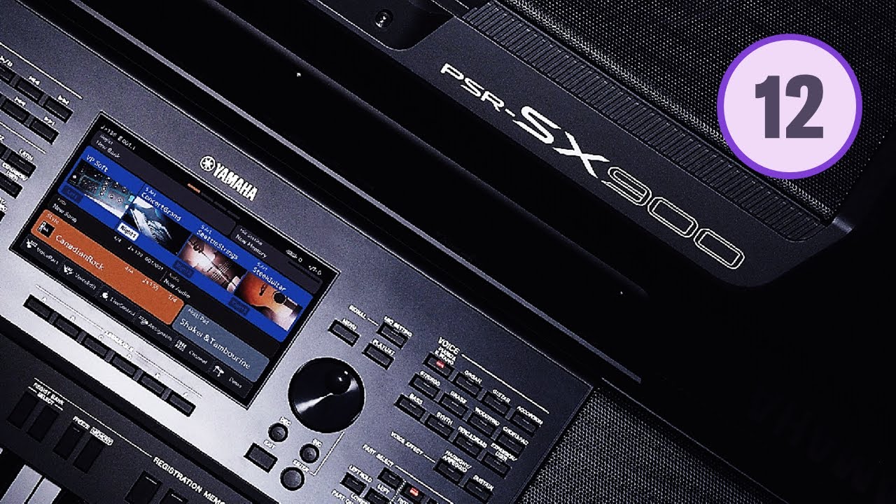 Yamaha手提電子琴●PSR-SX900●操作示範 #12面板設定記憶