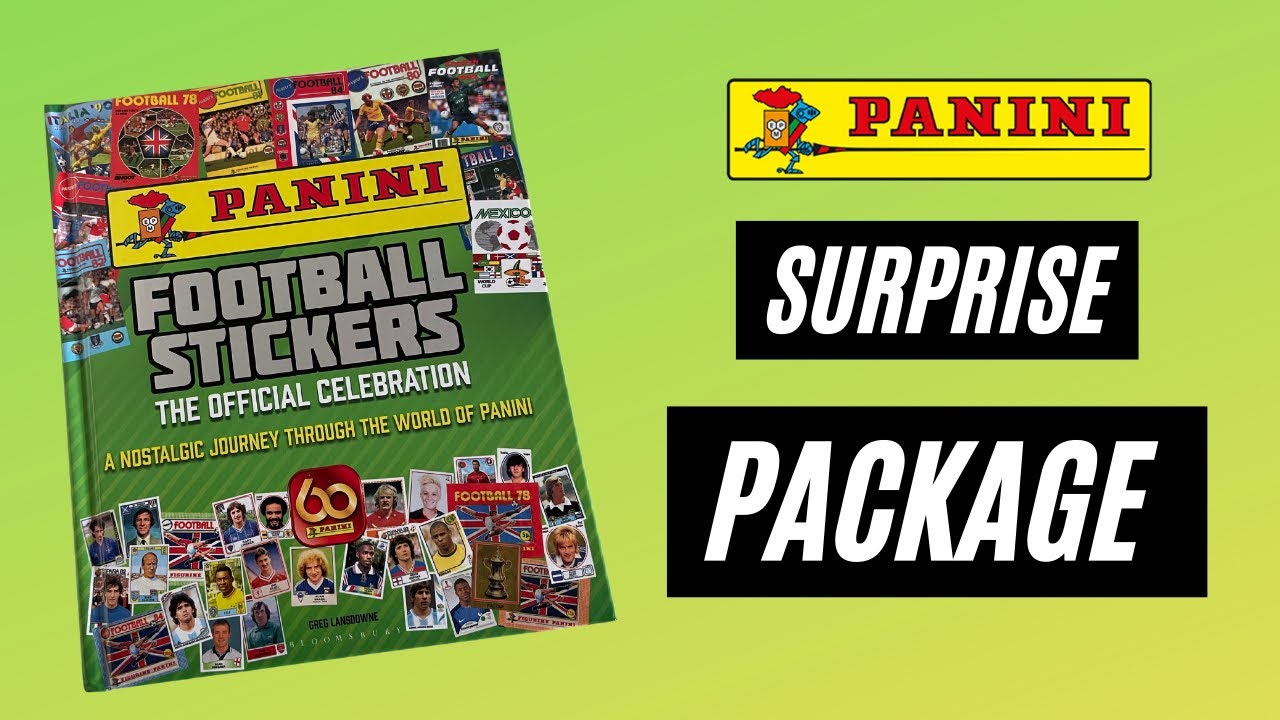 Surprise Package From Panini!!! Football Stickers, The Official Celebration Book Review…