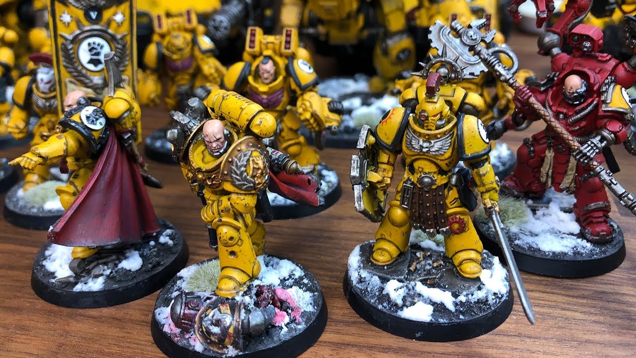 Imperial Fists Full Army Preview! Phase One Complete!