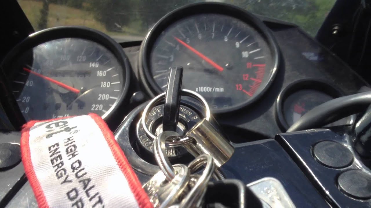 Kawasaki GPZ 500s 1996 [48 Ps] POV onboard