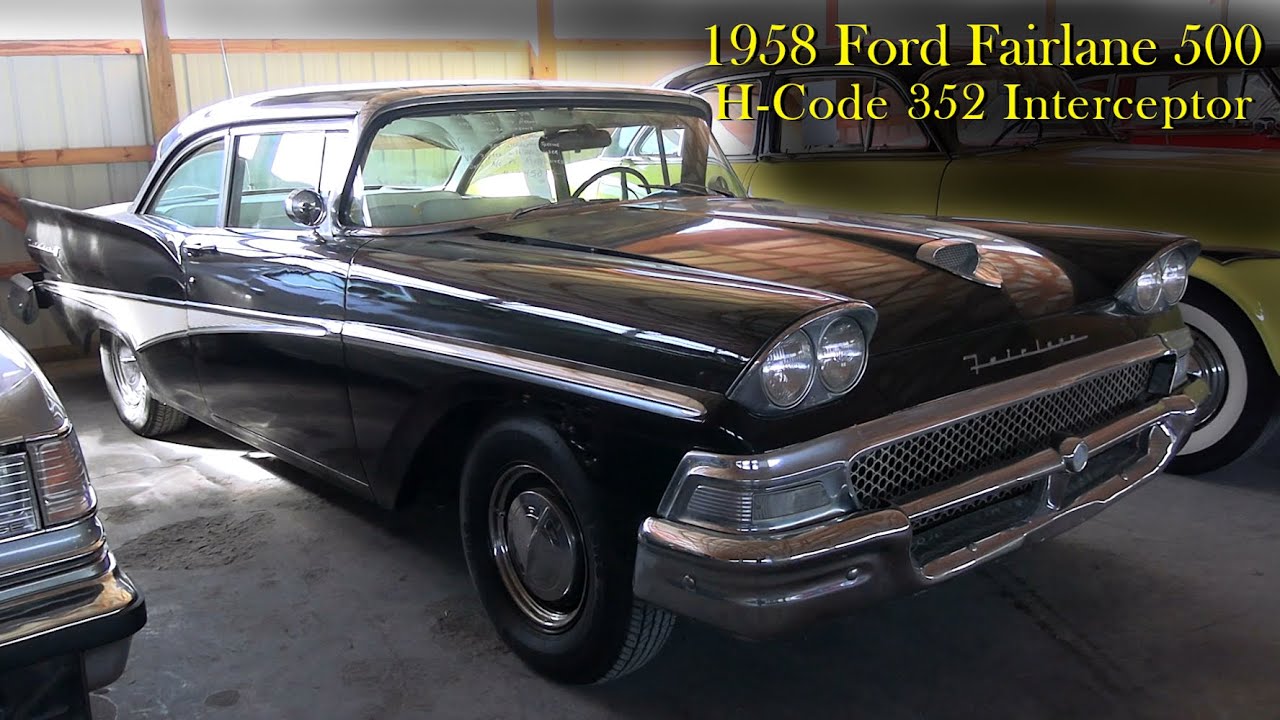 1958 Ford Fairlane 500  H-Code 352 Interceptor Special V8