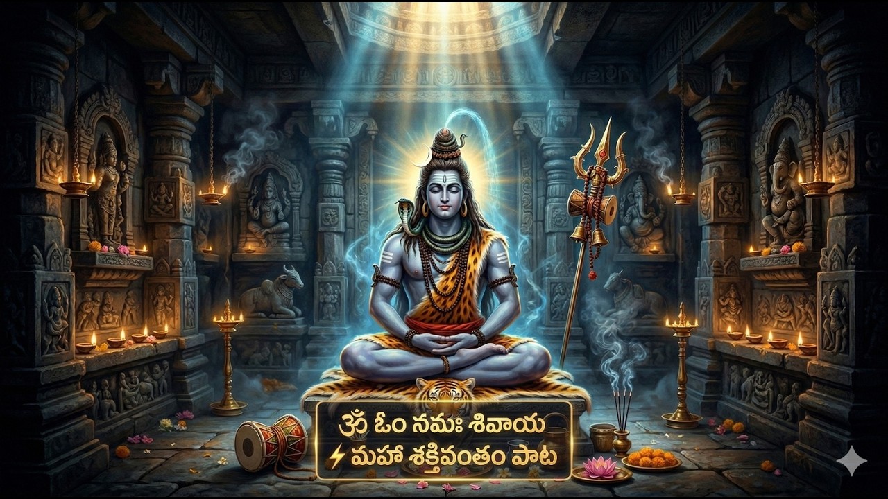 🌙 ఉదయం వినండి — శివ కృపతో జీవితం మారుతుంది | 108 Shiva Names Telugu