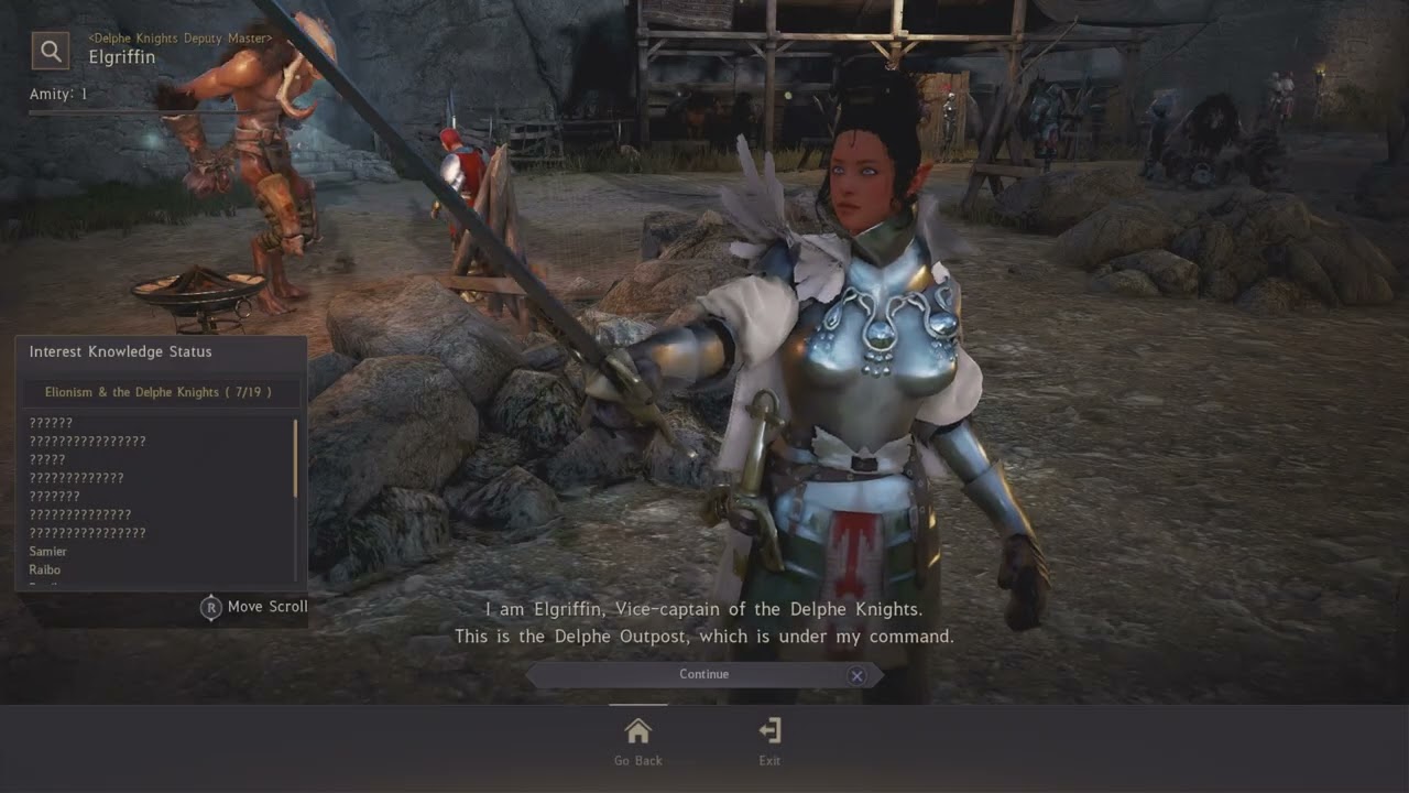 Knowledge: Karanda Ridge, Delphe Outpost | Black Desert Online (PS5)
