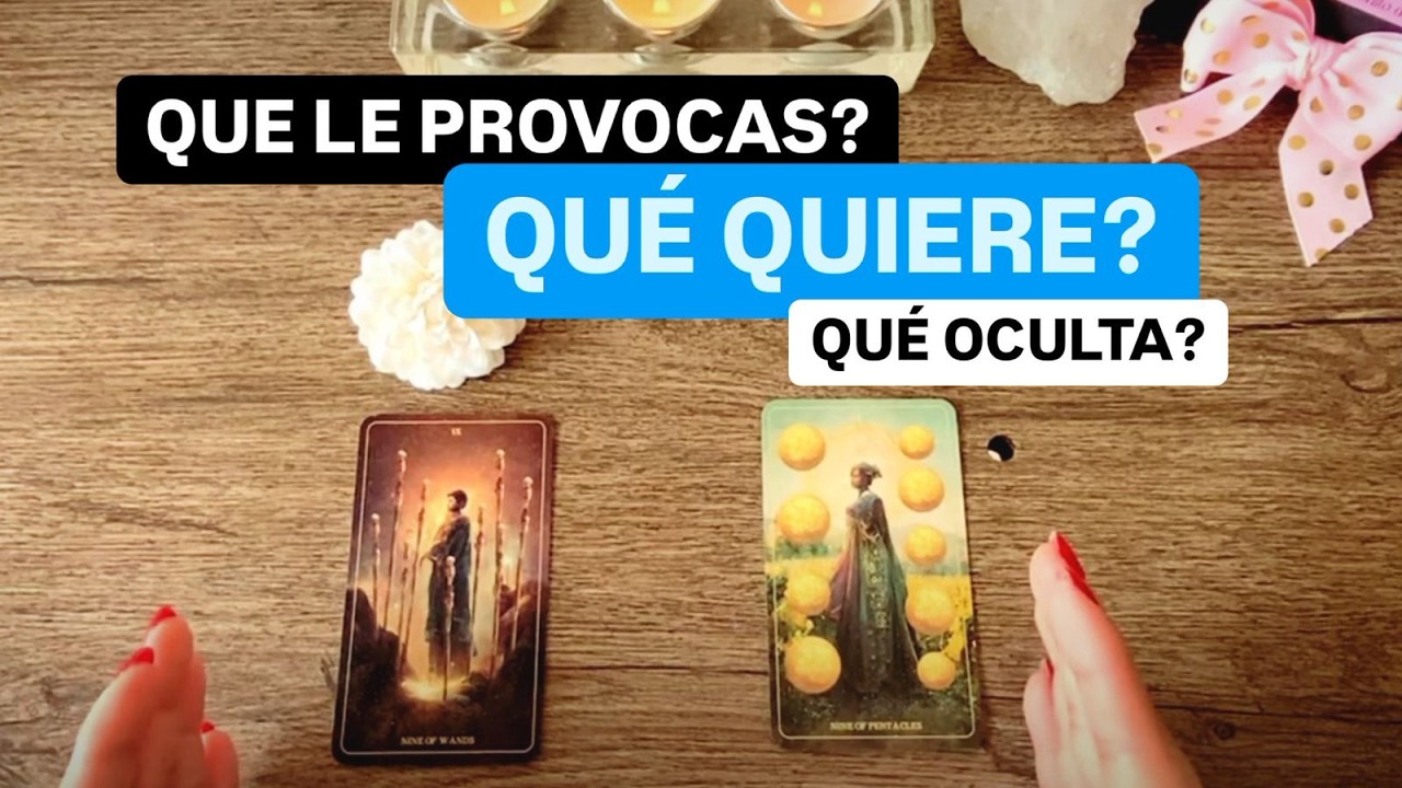 💋3 COSAS QUE LE PROVOCAS, QUE QUIERE CONTIGO🤫y QUÉ TE OCULTA Tarot Interactivo AMOR