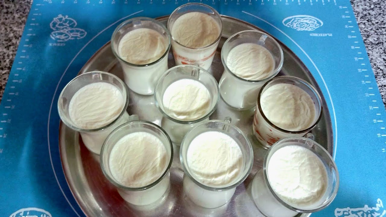 طريقة تحضير الزبادي بتركاية هيطلعهولك كريمي بدون مايخرز منك