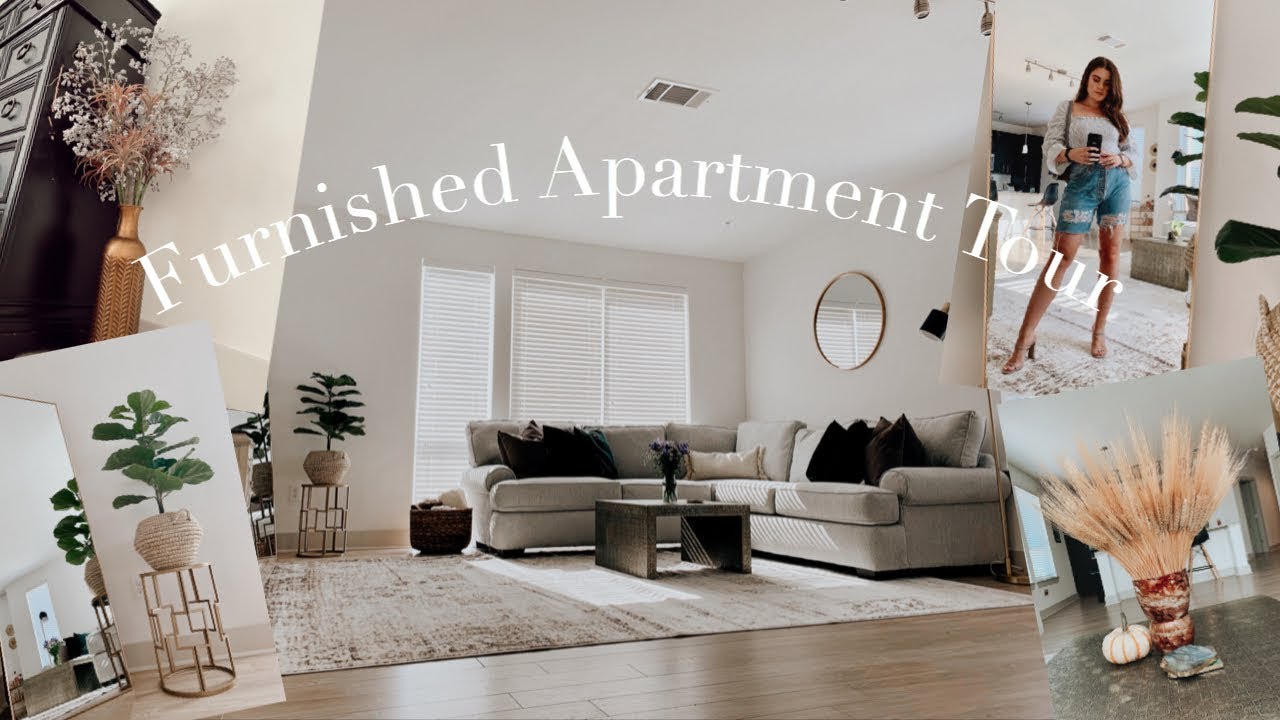 Furnished Apartment Tour | MODERN + COZY