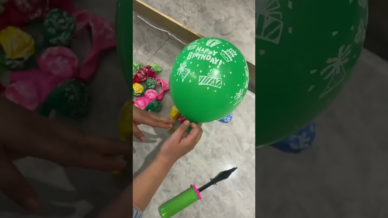 Happy birthday printed balloon
