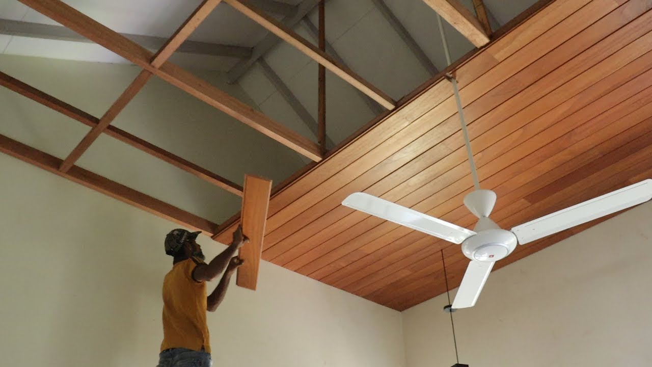 How to Get the Perfect Finish on a Wooden Ceiling | Simple Room Renovation