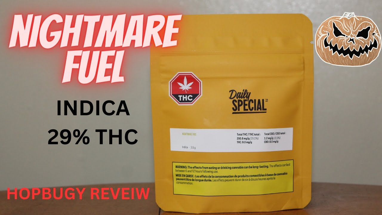 Nightmare Fuel Daily Special 29% THC Pot Review