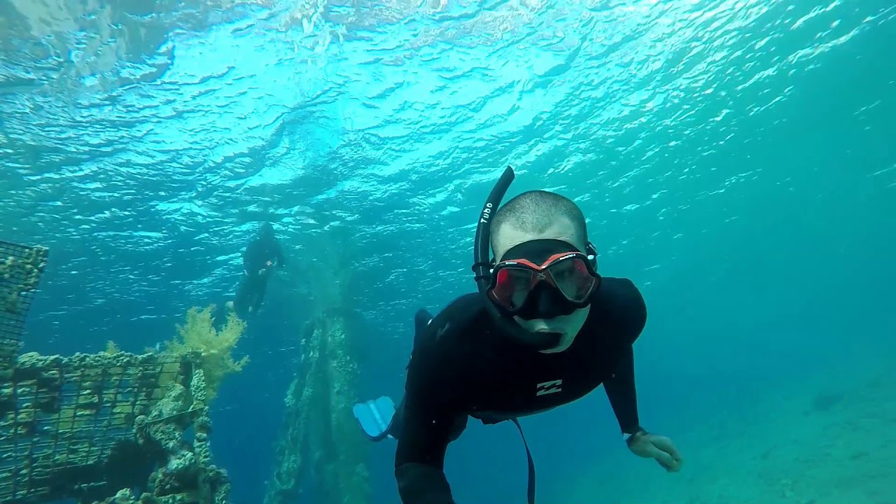 Free diving Red Star restaurant Red sea Eilat coral reef 09 june 2018