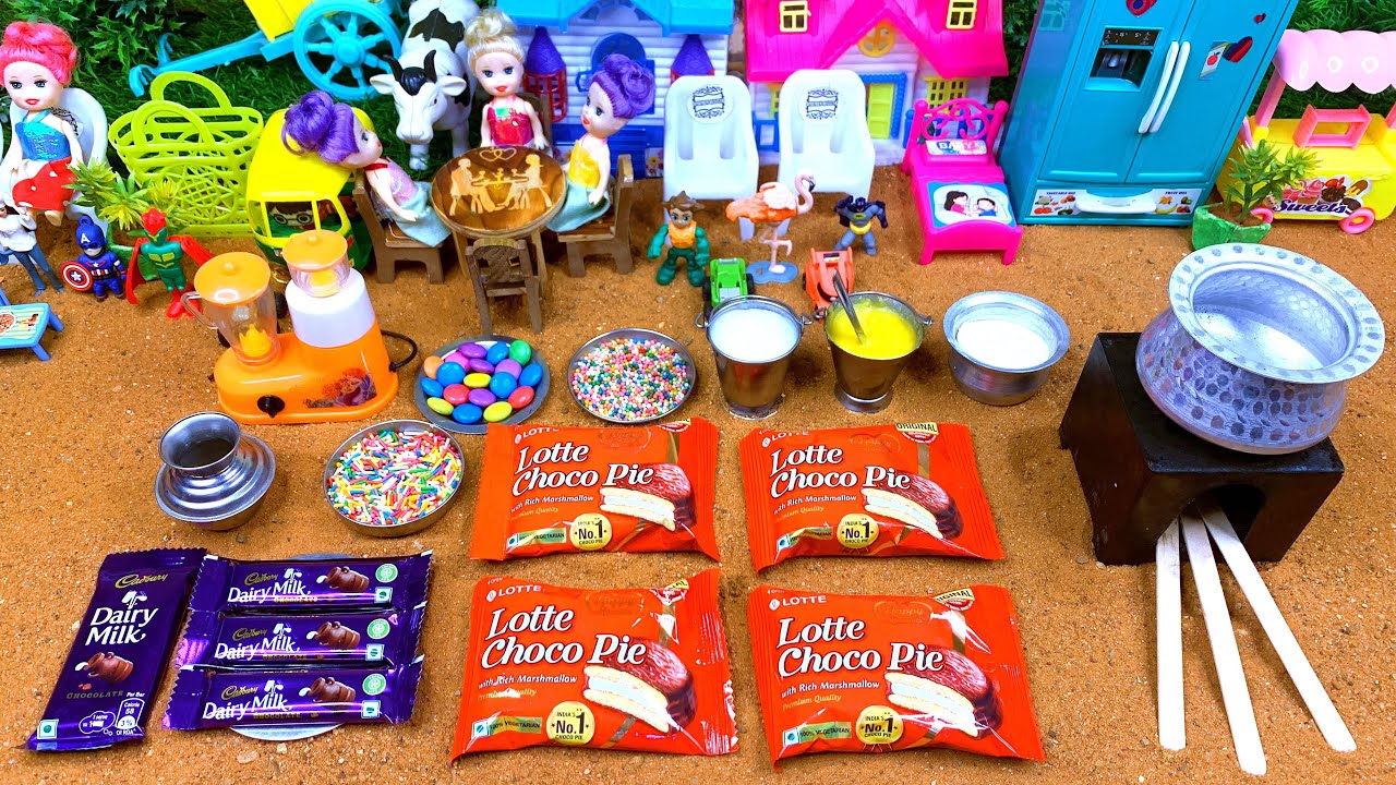 Miniature Chocolate Cake Recipe | Easy Choco Pie Cake Making | Chocolate Cake Dairy Milk Recipe