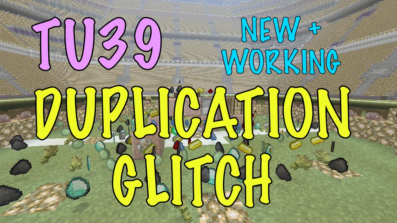 Minecraft Xbox / PS - TU39 - DUPLICATION GLITCH - TUTORIAL - NEW + WORKING - AFTER PATCH - DIAMONDS