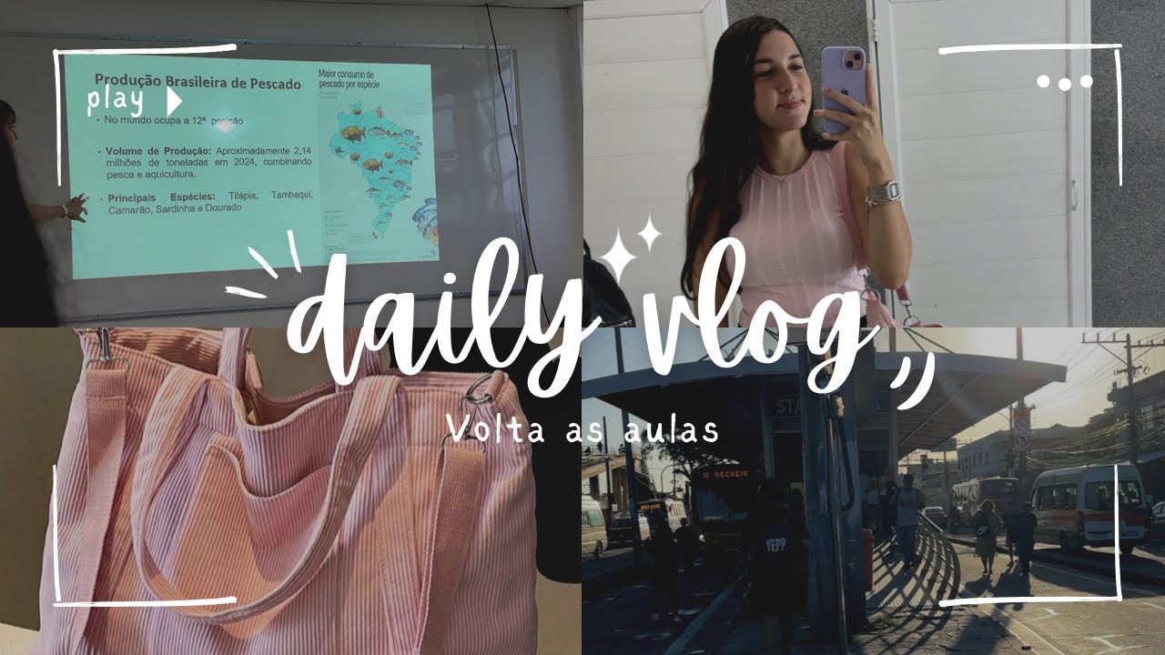 Vlog volta às aulas 📚✨⚕️