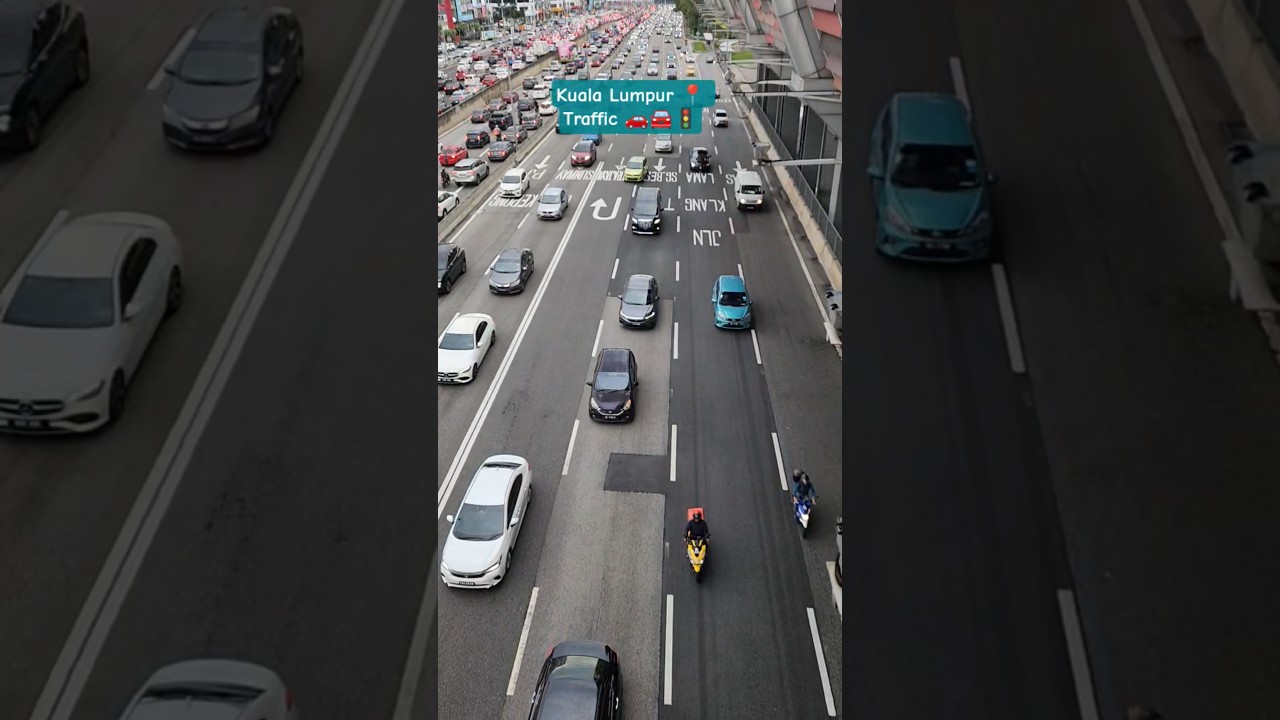 Malaysia Kuala Lumpur 🇲🇾 traffic 🚦🚘🚗