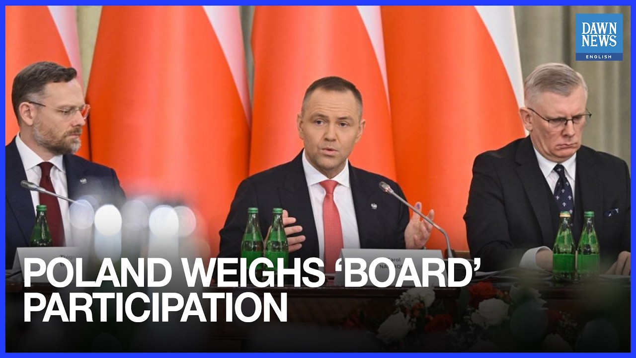 Polish President Urges Govt to Decide on Joining Trump-led ‘Board of Peace’ | Dawn News English