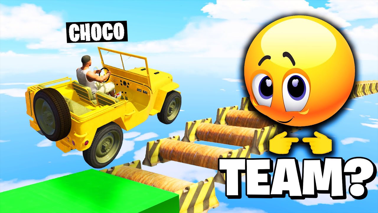 TEAMING TO WIN THIS CRAZY CAR RACE In GTA V