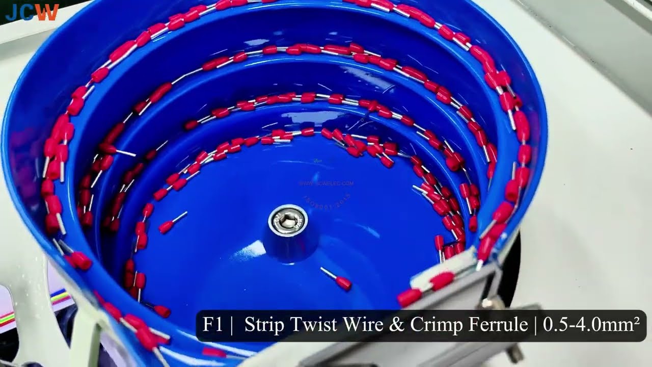 JCW-F1 | Wire Stripping Twisting & Ferrule Crimping Machine