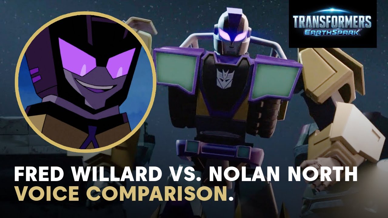 Audio Clips of Fred Willard Vs. Nolan North Voicing Swindle | Transformers
