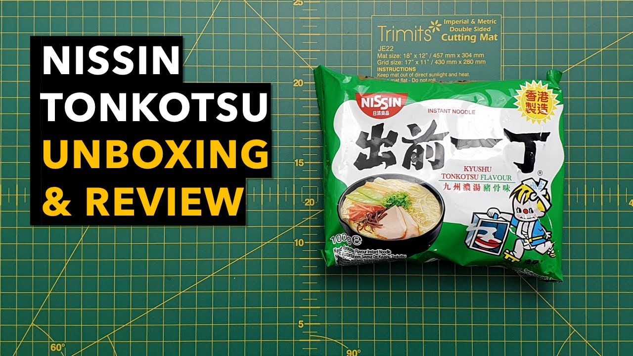 ICONIC | Nissin Tonkotsu 🍜 (Ramen Review) | Authentic Japanese Flavors on a Budget
