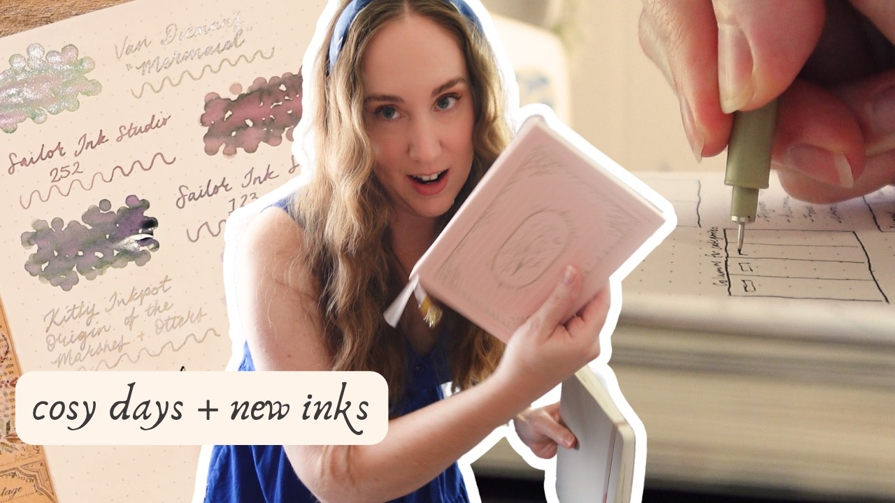 What I Actually Do in a Month of Journaling 📖 Ink Swatches, New Stationery & Journal Meetups