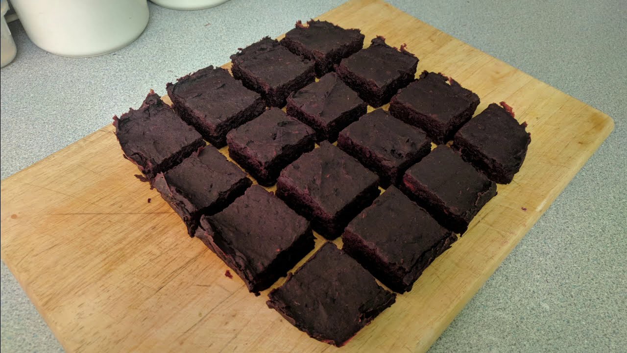 Sweet Potato and Beetroot Brownies [Vegan]