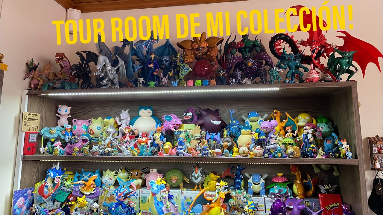 Tour room de mi colección! un poco de figuras Pokémon y yugioh! 2022