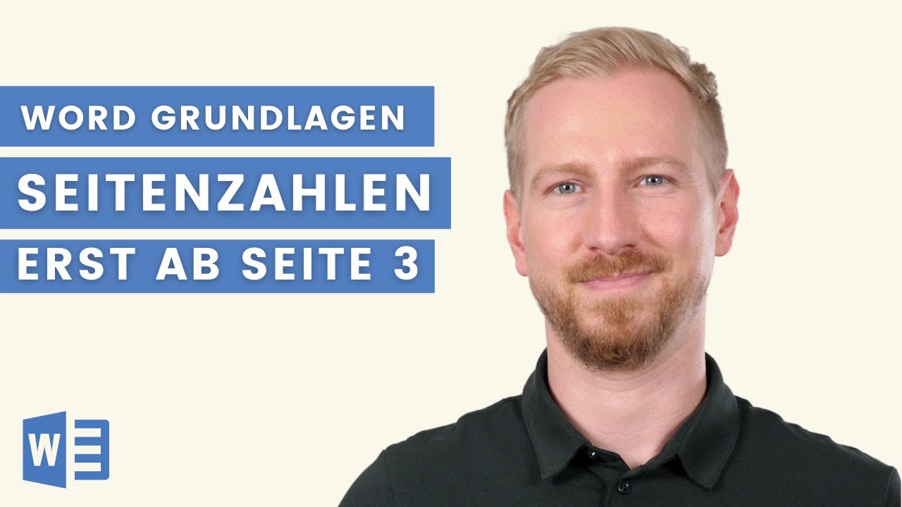 Seitenzahlen in Word-Dokument erst ab Seite 3 anzeigen lassen