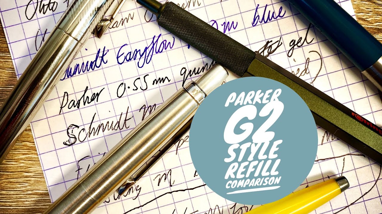 Сравнение стержней Parker G2