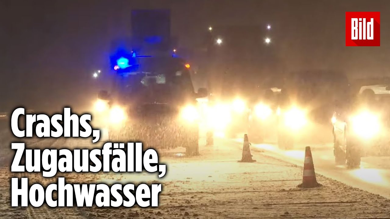Winterchaos im Norden – und der Süden säuft ab
