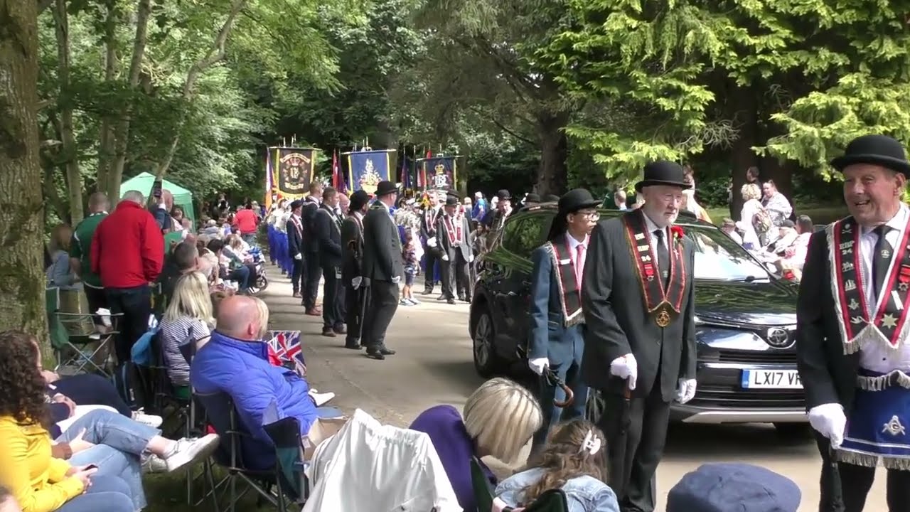 Royal Black Demonstration Scarva 2023 ..Full Parade. HD