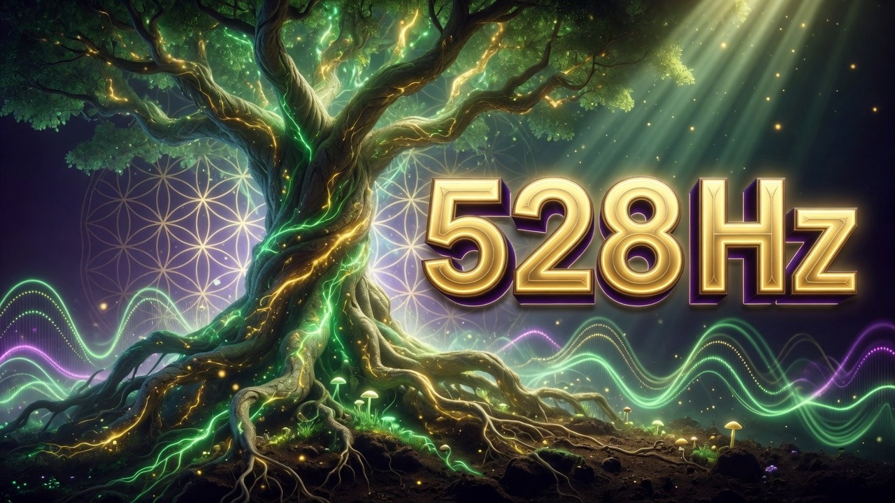 528 Hz | Frecuencia de Sanación para Crecimiento de Plantas 🌿 | Energía y Armonía Natural
