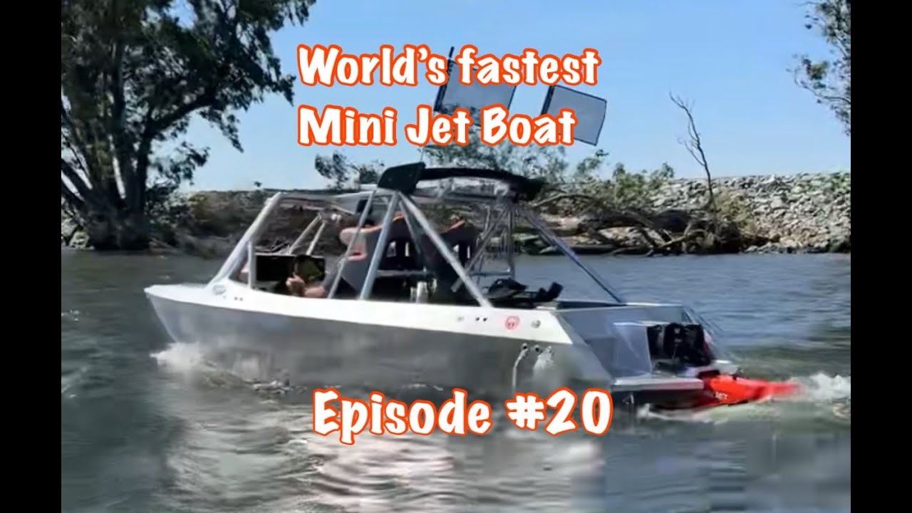 World's fastest mini jet. The Pirahna  Boat Ep #20